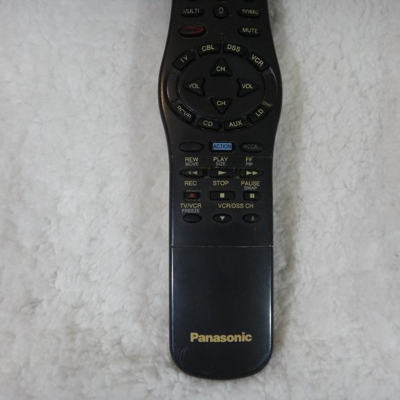 PANASONIC TV, CBL, DSS, VCR, RCVR, CD, AUX, LD REMOTE CONTROL - Picture 3 of 4